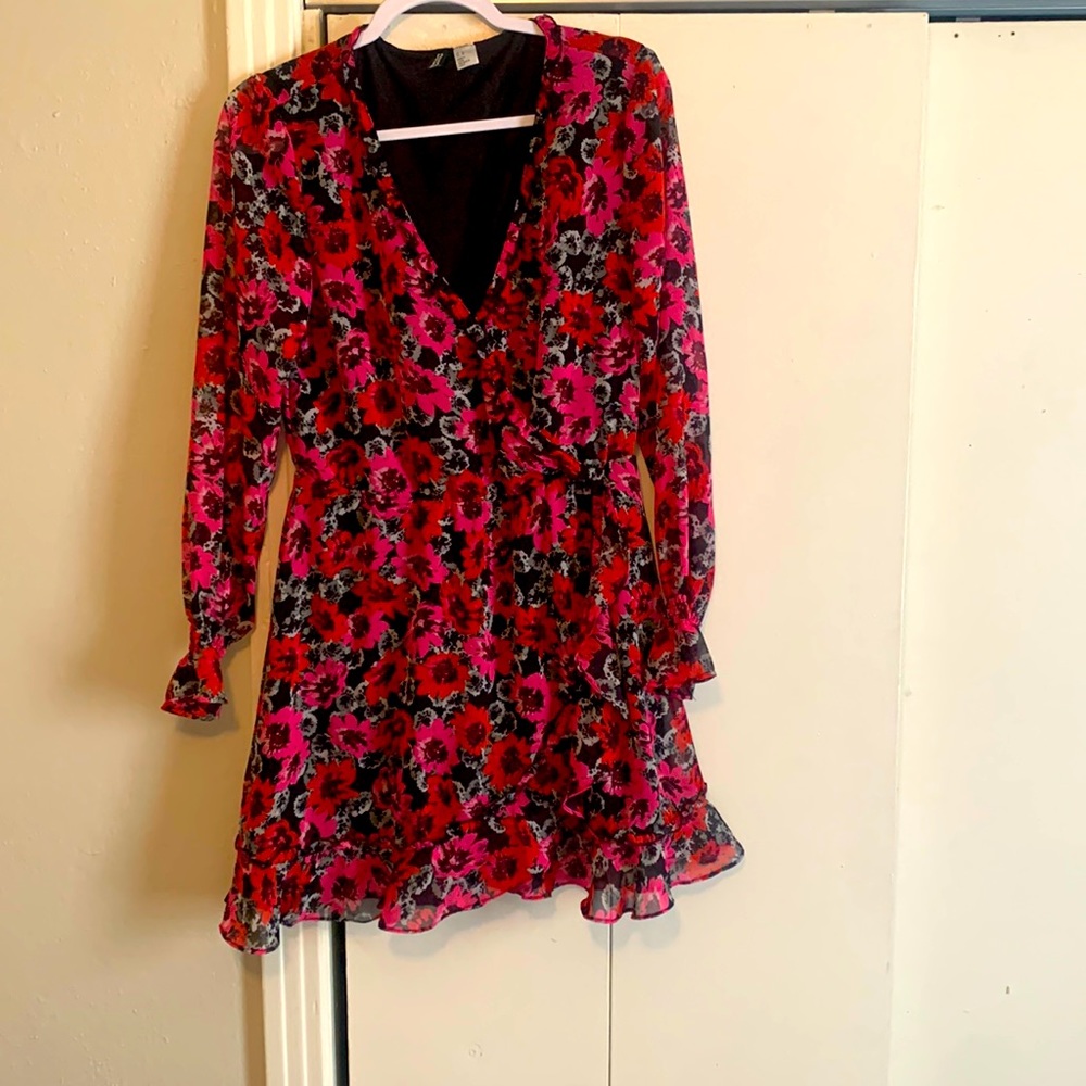 Floral mini dress